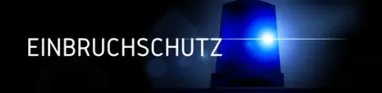 Einbruchsschutz: Blaue Sirene